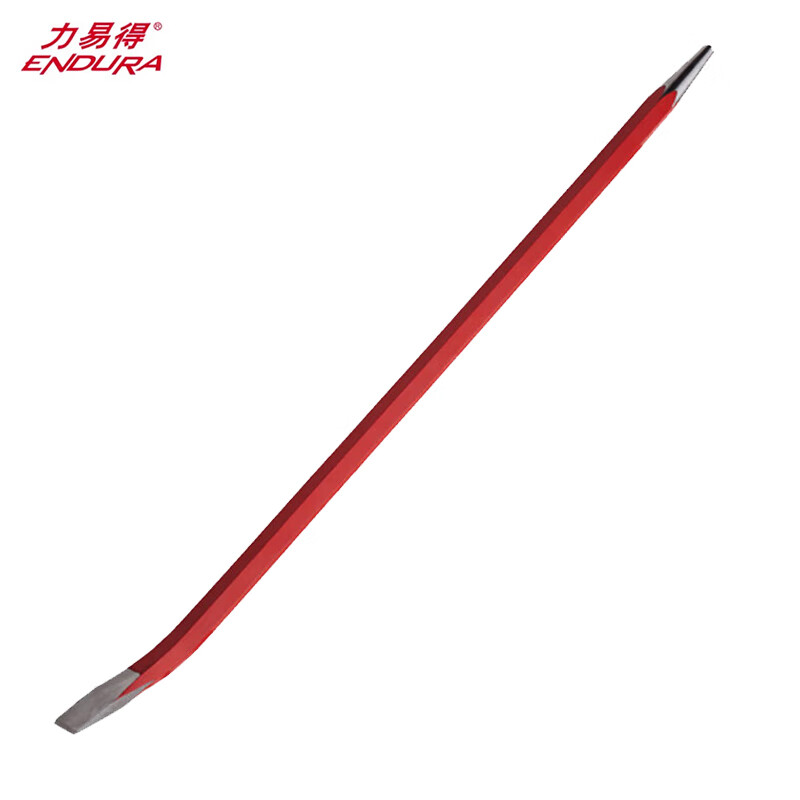 力易得斜角圆头撬棒22x800mm 起钉器撬棒橇杠翘棍钢钎撬胎棍 E9449