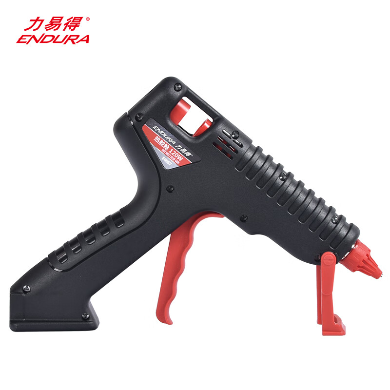 力易得热胶枪120W 电热熔胶枪胶棒枪家用手工大功率高粘 E9667