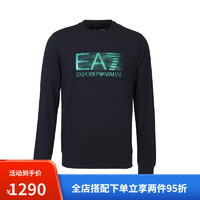 ARMANIEMPORIO 阿玛尼EA7男士幻影logo设计圆领卫衣 301353 藏青色 S