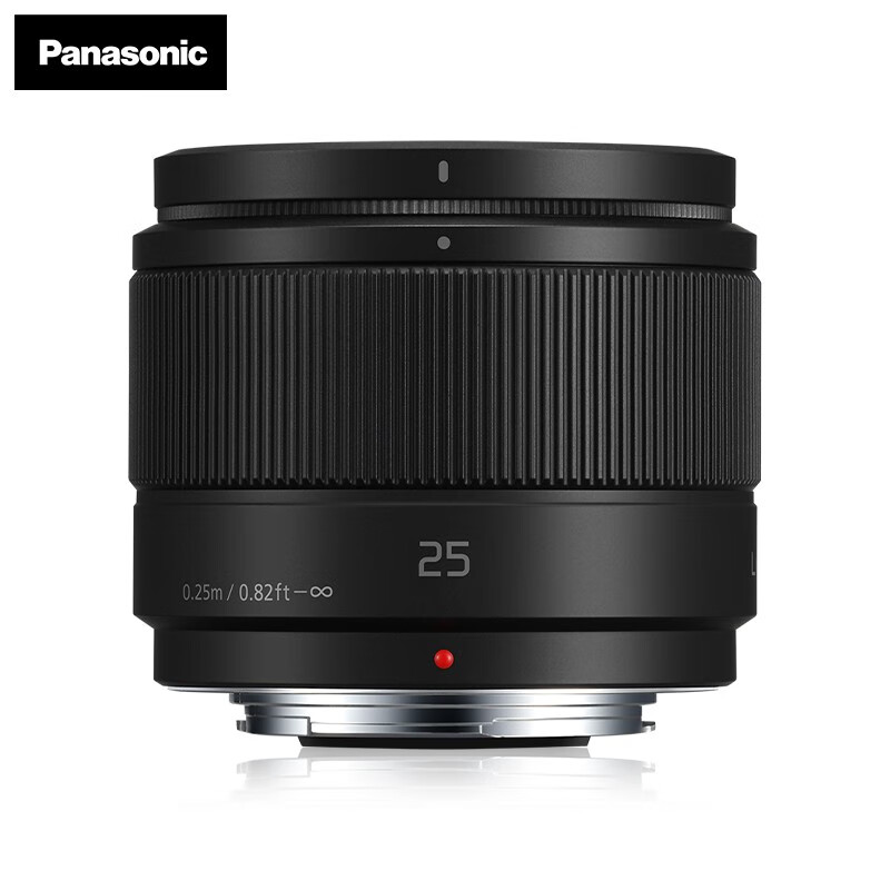 松下（Panasonic） 25mm F1.7微单相机镜头大光圈人像、静物镜头M43卡口