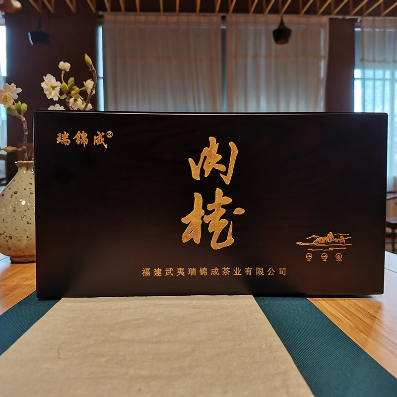 瑞锦成 肉桂散茶木质礼盒8克*18罐