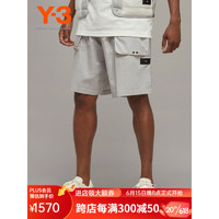 Y-3 RIPSTOP SHORTS y3新款男工装休闲短裤38HZ8817 浅灰色 L