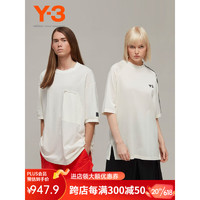 Y-3WRKWR TEE y3夏新款短袖t恤男女同款宽松版38HZ8842 白色 S