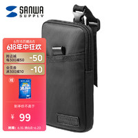 SANWA SUPPLY 手机挂包 腰包 胸包 单肩包手机收纳挂件200-BAGOP1 防泼水