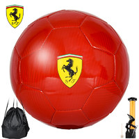 Ferrari 法拉利 足球青少年4号球红色PU比赛训练用球耐磨小学生儿童球 F535-4