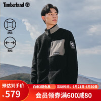 添柏岚（Timberland）官方外套男装摇粒绒抓绒衫春户外宽松|A2AXT A2AXTCU1/黑色 3XL