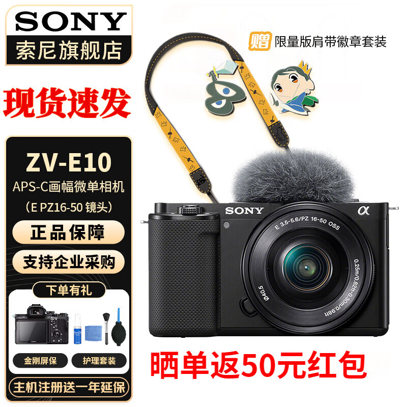 フルオーダー ○シャッター数53回 完動美品！ SONY α VLOGCAM ZV-E10L