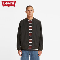 Levi's李维斯男士黑色休闲时尚圆领夹克外套 M 黑色