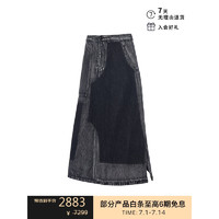 Yohji Yamamoto 山本耀司 女士牛仔裙YV-P04-028-02-01 黑色