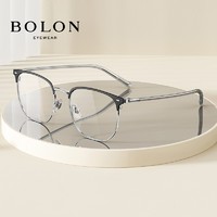 BOLON 暴龙 近视眼镜框明星同款复古商务配镜光学BJ6105+依视路1.60膜岩