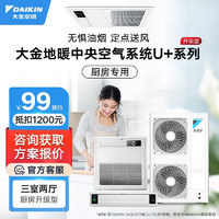 DAIKIN 大金 其他品牌 大金（DAIKIN）厨房空调嵌入式中央空调吸顶机 清凉防油烟  7匹