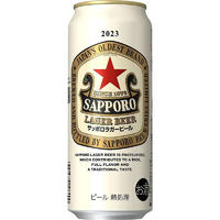三宝乐（Sapporo）日本制啤酒 露营家庭聚餐 LAGERBeer啤酒500ml×24本