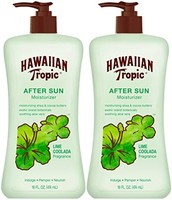 Hawaiian Tropic 夏威夷热带 Lime Coolada 身体乳液和晒后日常保湿霜，16 盎司 （约453.59克）- 2 件装