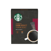 STARBUCKS 星巴克 咖啡進口速溶咖啡黑咖啡經典美式 10條裝無糖