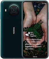 NOKIA 諾基亞 X10 6.67 英寸安卓英國 SIM 智能手機,帶 5G 連接 - 6 GB RAM 和 64 GB 存儲(雙 SIM) - 森林綠