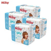 Nuby 努比 拉拉裤xxl/xl4包学步裤超薄透气SKY系列婴儿纸尿裤l尿不湿 男女通用