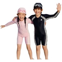 PLUS会员：Annil 安奈儿 儿童连体泳衣两件套