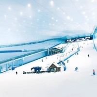 含热雪奇迹中级道3h滑雪！哈尔滨松北融创皇冠假日酒店 高级房1晚含双早套餐