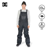 DC SHOES DCSHOES 23雪季新品男士防水宽松耐低温户外技术滑雪背带裤