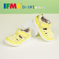 IFME 日本童鞋包头凉鞋男女童夏幼儿园软底镂空防滑机能学步鞋儿童