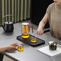 尚言坊 飘逸杯泡茶壶茶水分离家用泡茶神器磁吸泡茶器玻璃过滤冲茶壶茶具