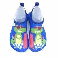 Citoor 希途 儿童游泳鞋水上乐园卡通橡胶底沙滩袜鞋贴肤防滑防割伤 小鳄鱼 30-31（适合16.5-17.5cm脚长）