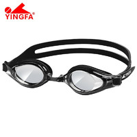 YINGFA 英发 泳镜 高清防雾比赛训练学生青少年男女游泳眼镜 Y2900AF 黑色