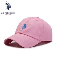 PLUS会员：us polo assn 保罗帽子男女士可调节鸭舌帽街舞棒球帽网球户外运动帽刺绣礼盒装