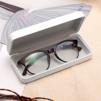 PLUS会员：LianSan 恋上 太阳镜盒近视眼镜框老花镜通用眼镜盒配件 烫金白盒
