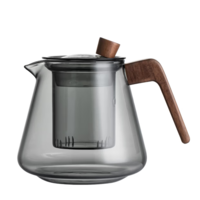 左茗右器 玻璃茶壶茶水分离过滤 煮泡茶器 630ml