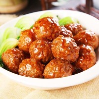 鹏曼食品 红烧丸子狮子头500g/袋四喜丸子大肉丸猪肉丸子