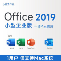 Microsoft 微軟 正版  蘋果電腦辦公軟件Office2019小型企業版for Mac