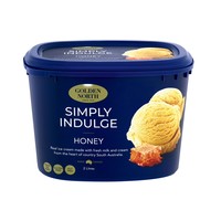 88VIP：Golden North 金诺斯 澳洲GOLDEN NORTH/金若丝蜂蜜味鲜奶冰淇淋2L/940g大桶装