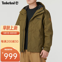Timberland 夾克男裝秋冬新款戶外連帽外套  A695W302/深橄欖綠