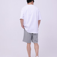 Feiyue. 飞跃 Feiyue/飞跃 夏季纯棉印花白色T恤夏季短袖体恤男女同款简约上衣