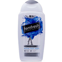 英国进口 芳芯（femfresh） 温和无皂百合 加强版女性私密护理保养洗护液250ml 弱酸沐浴露 男女通用