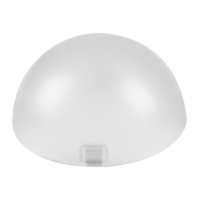 Godox 神牛 圆灯头AK-R1附件外拍灯圆形机顶灯灯头光效附件挡板色片蜂巢束光筒 半圆柔光罩