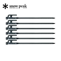 黑卡会员：snow peak [国内现货]Snowpeak雪峰户外露营锻造强化钢营钉组30x6 R-103-1