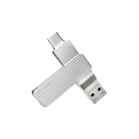 Lenovo 联想 异能者 F500 USB3.2 U盘 银色 32GB USB-A/Type-C