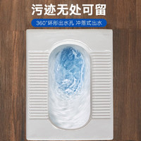 KARAT 卡丽 蹲便器套装 C款+水箱 后进前排存水弯深245mm