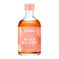 MissBerry贝瑞甜心蜜桃乌龙茶果酒100ml迷你小瓶果酒
