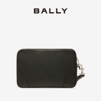 BALLY 巴利 2023早秋新品男士黑色皮革手拿包6304858