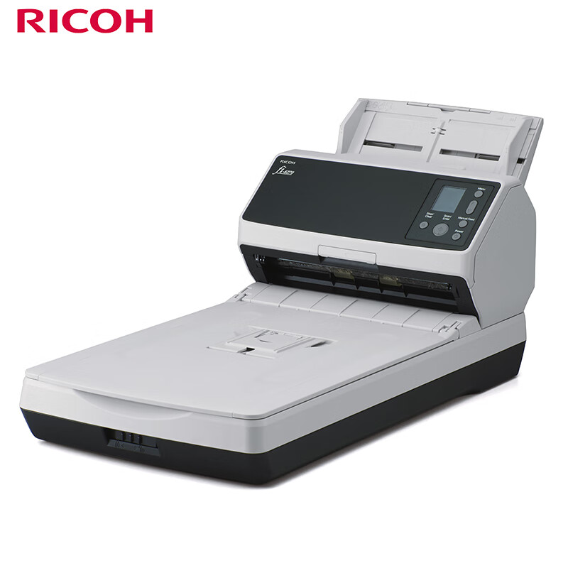 理光（Ricoh）fi-8270 A4彩色高清自动双面连续扫描馈纸式+平板式网络扫描仪 发票档案PDF办公 70面/分钟