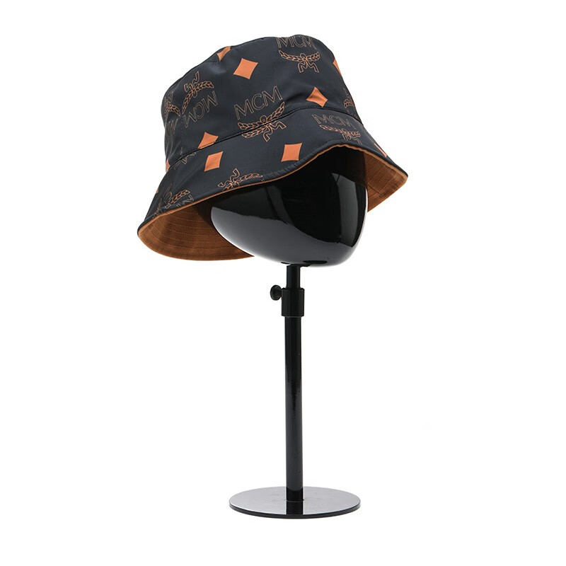 MCM23秋冬女士logo徽标款帽子渔夫帽太阳帽MEHDAMM05 黑色 均
