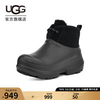 UGG2023秋季女士休闲舒适纯色系带圆头低跟时尚雨鞋1146310