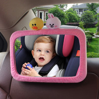 Caranku 車載兒童安全座椅專用反向嬰兒反光鏡提籃后視鏡車內寶寶觀察鏡子