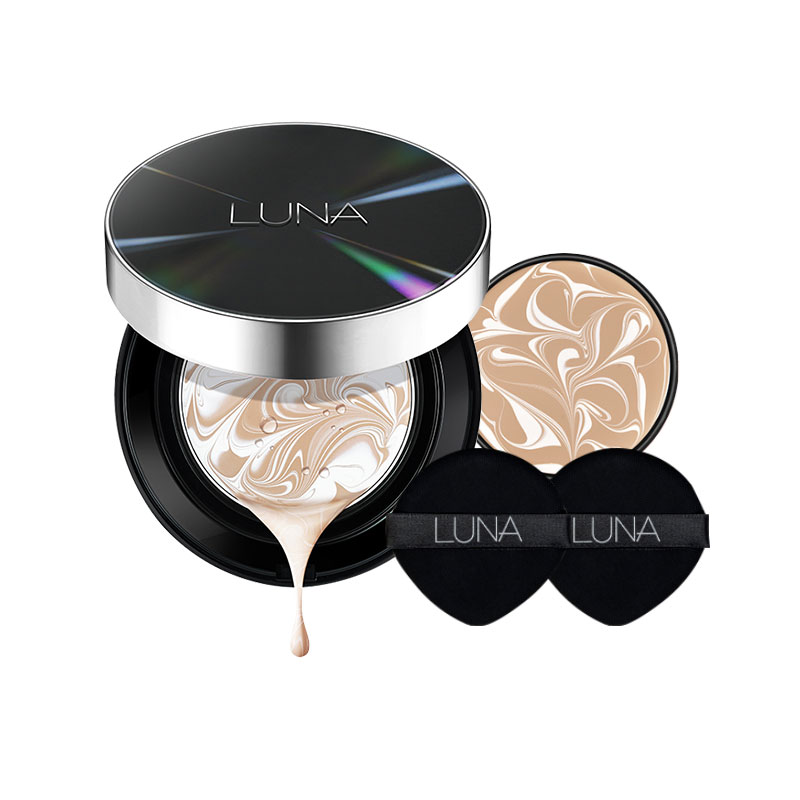 爱敬AEKYUNG/露娜LUNA韩国水润精华气垫干皮轻薄遮瑕保湿BB霜