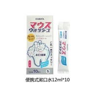 KINBATA 日本KINBATA益生菌漱口水学生便携牙结石牙垢清新口气 水蜜桃10条盒装