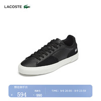 LACOSTE法国鳄鱼男鞋L006系列潮流运动滑板鞋男44SMA0021 312/黑色 40
