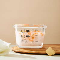 COOKSS 嬰兒輔食盒玻璃可蒸煮儲存盒家用冷凍格保鮮蛋糕模具輔食碗工具